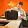 R-Go Tools R-Go Viva odinis krepšys nešiojamam kompiuteriui, su integruotu stovu, petneša, 15,6 col., juodas