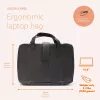 R-Go Tools R-Go Viva odinis krepšys nešiojamam kompiuteriui, su integruotu stovu, petneša, 15,6 col., juodas
