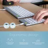R-Go Tools Numpad Break – ergonominis skaitmeninis blokas su pertraukų programine įranga, laidinis, baltas