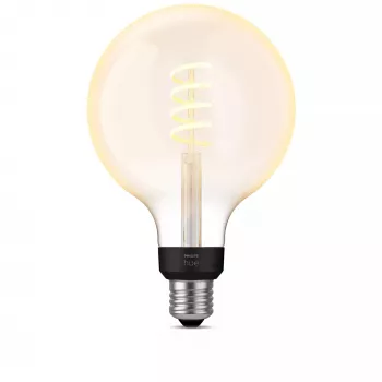Philips G125 E27 kaitrinės lemputės formos išmanioji LED lemputė, 7W, Bluetooth/Zigbee, 125×192mm