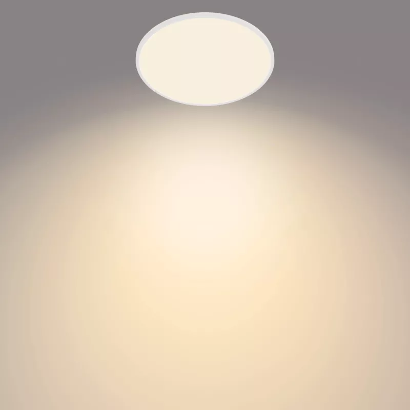 Philips Functional Super Slim LED lubinis šviestuvas 36 W 2700 K baltas apvalus