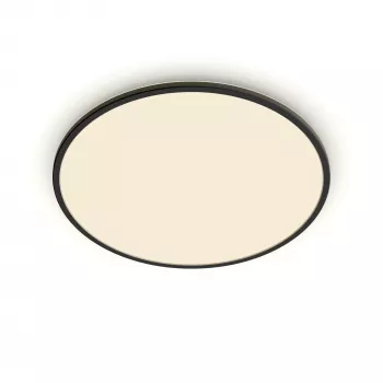 Philips Functional Super Slim 36 W LED lubinis šviestuvas juodas apvalus