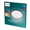 Philips Functional Super Slim 36 W LED lubinis šviestuvas juodas apvalus