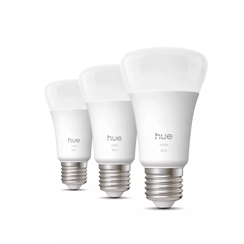 Philips A60 – E27 išmanioji lemputė – 810, Bluetooth/Zigbee, LED, E27, A19, šilta balta šviesa, 2700 K