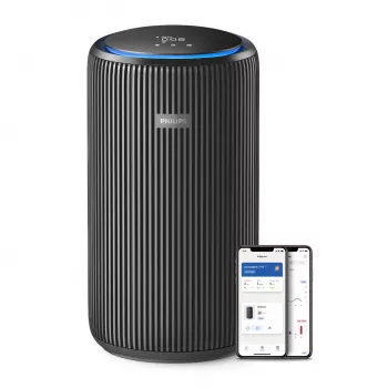Oro valytuvas Philips 4200 serijos AC4221/11 — aprėptis 156 m², CADR 600 m³/h, 51,5 dB, 54 W, Juodas, 6,5 kg