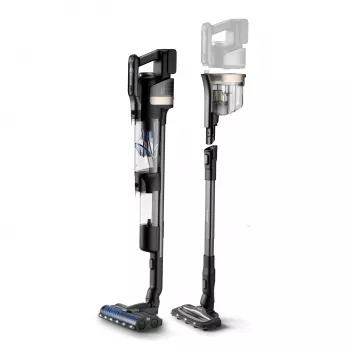 Philips 9000 Series XW9463/11 2-in-1 lazdinis siurblys šlapiam ir sausam valymui, 150 W, juodas