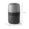 Drėkintuvas Philips 5000 serijos HU5710/03 – garinis drėkintuvas, 4,5 l, grafitas
