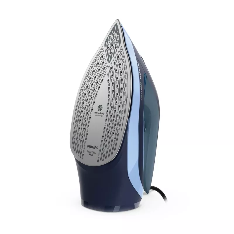 Lyginimo lygintuvas Philips 6000 serijos DST6120/20 — 2600 W, SteamGlide Plus padas, 190 g/min garo stiprintuvas, 0,3 L vandens talpa, 1,5 kg, Mėlyna