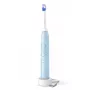 Philips Series 6100 HX7406/01 įkraunamas dantų šepetėlis, suaugusiems, soninis, kasdienė priežiūra, jautrūs dantys, 62000 judesių per minutę, mėlynas, 2 min, 4 x 30 sek