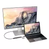 Satechi ST-CMAM adapteris / stotelė USB 3.2 Gen 1 Type-C, HDMI, USB-A, USB-C, pilkas, aliuminis