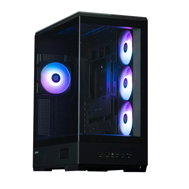 PC korpusas Zalman P50 DS Juoda Midi Tower