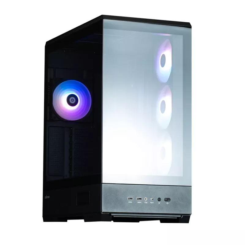 PC korpusas Zalman P50 DS Juoda Midi Tower