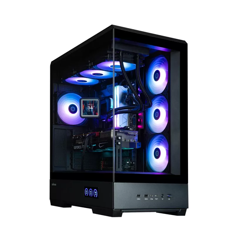 PC korpusas Zalman P50 DS Juoda Midi Tower
