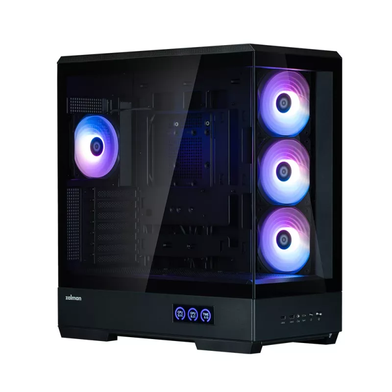 PC korpusas Zalman P50 DS Juoda Midi Tower
