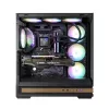 Korpusas Zalman P40 NAMU BLACK Midi Tower Juodas