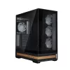 Korpusas Zalman P40 NAMU BLACK Midi Tower Juodas