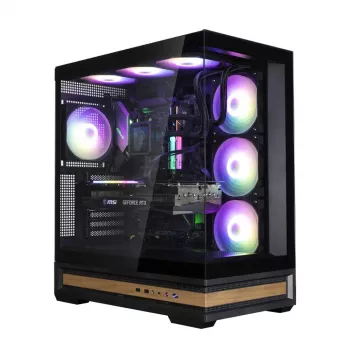 Korpusas Zalman P40 NAMU BLACK Midi Tower Juodas