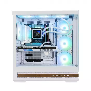 Korpusas Zalman P40 NAMU WHITE Midi Tower Baltas