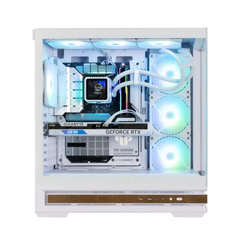 Korpusas Zalman P40 NAMU WHITE Midi Tower Baltas