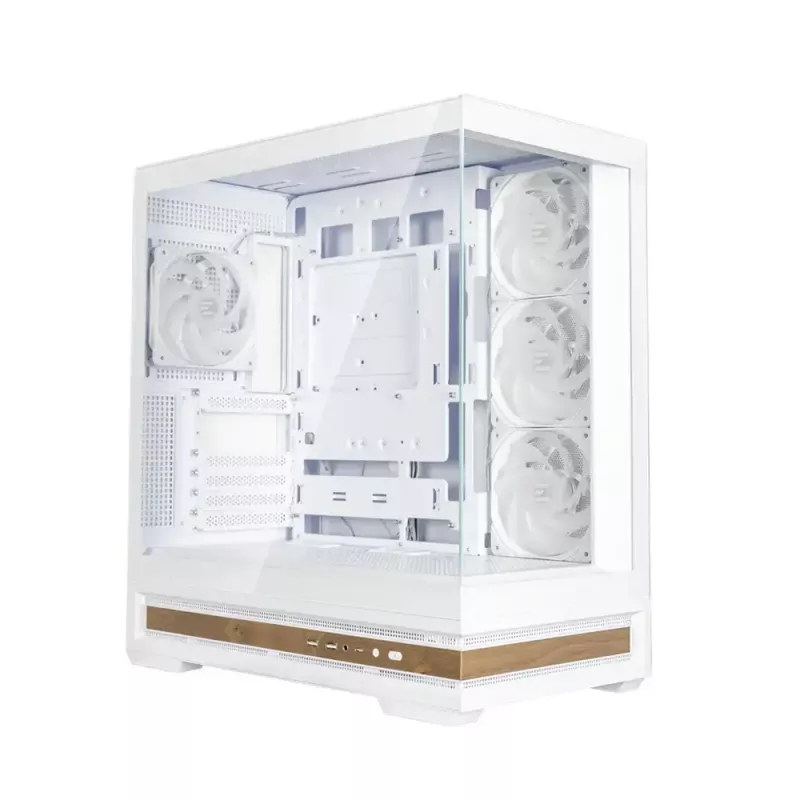 Korpusas Zalman P40 NAMU WHITE Midi Tower Baltas
