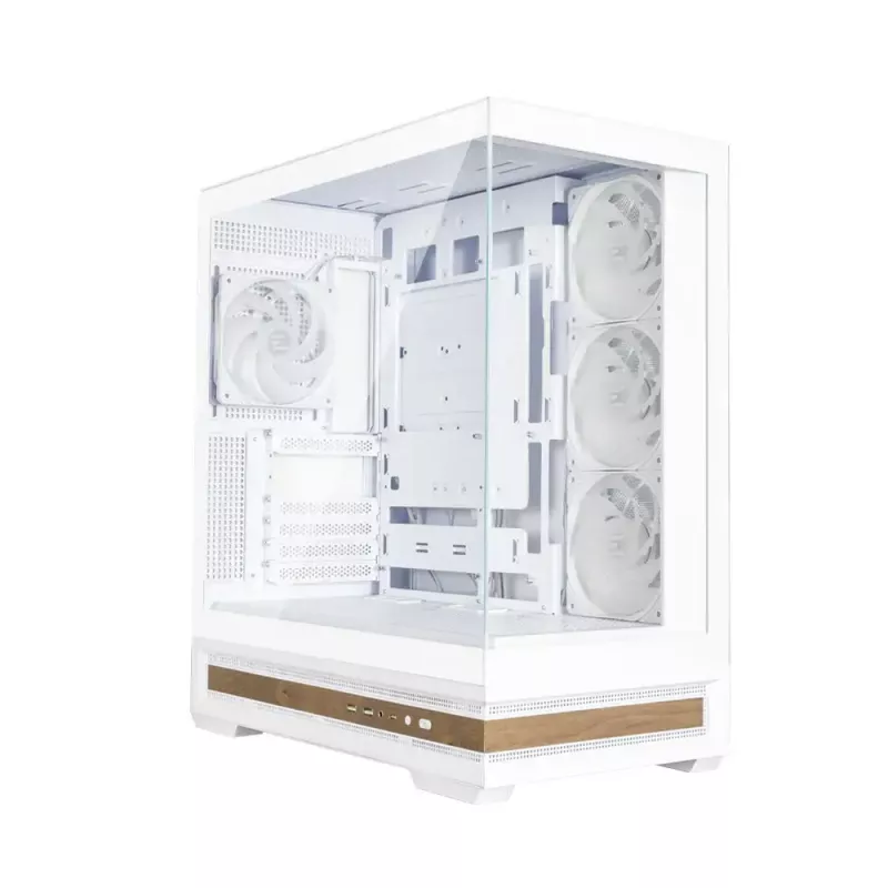 Korpusas Zalman P40 NAMU WHITE Midi Tower Baltas