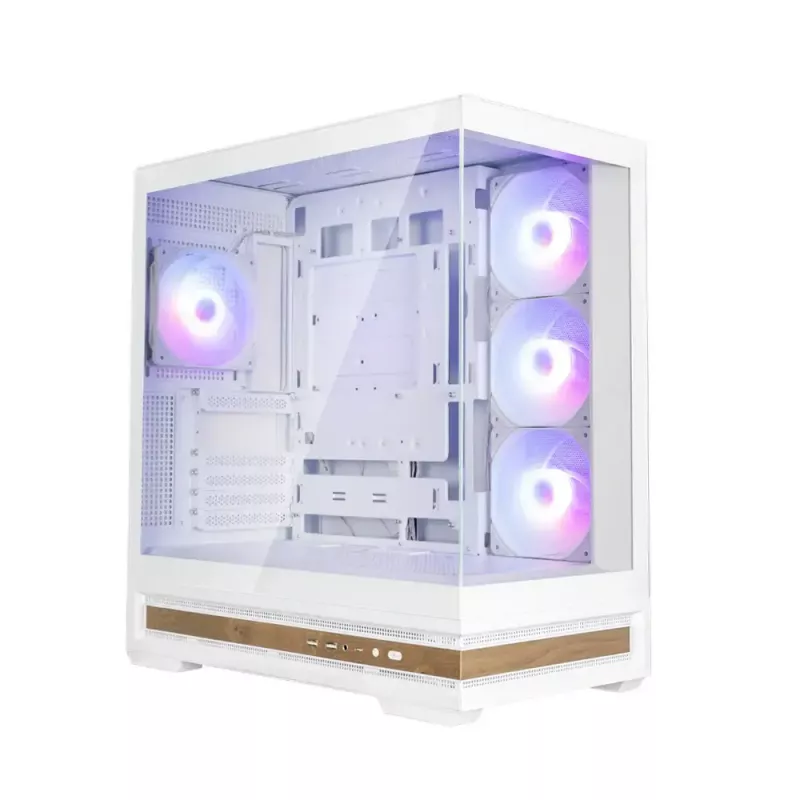 Korpusas Zalman P40 NAMU WHITE Midi Tower Baltas