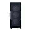 ZALMAN kompiuterio korpusas i3 NEO V2 Mid Tower, ARGB ventiliatoriai x4, juodas