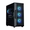 ZALMAN kompiuterio korpusas i3 NEO V2 Mid Tower, ARGB ventiliatoriai x4, juodas