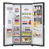 LG InstaView GSGV81EPLL side-by-side šaldytuvas, laisvai pastatomas, 635 L, juodas