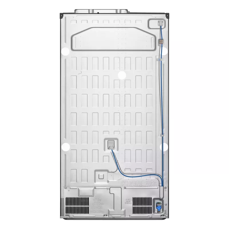 LG InstaView GSGV81EPLL side-by-side šaldytuvas, laisvai pastatomas, 635 L, juodas