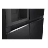 LG InstaView GSGV81EPLL side-by-side šaldytuvas, laisvai pastatomas, 635 L, juodas