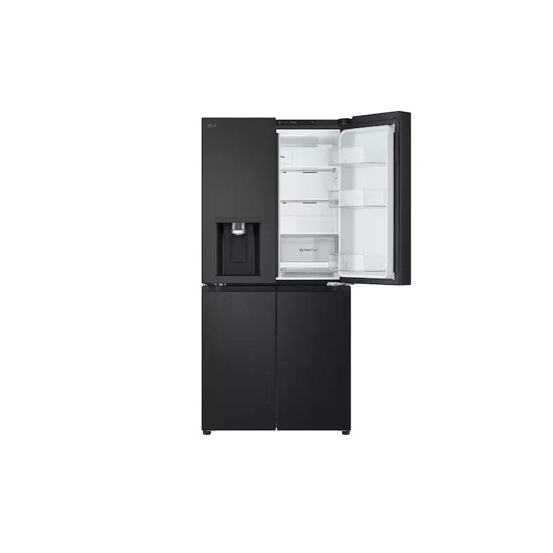 Šaldytuvas LG GML861EPPE šalia šaldiklio, laisvai pastatomas, 506 L, juodas