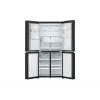 Šaldytuvas LG GML861EPPE šalia šaldiklio, laisvai pastatomas, 506 L, juodas
