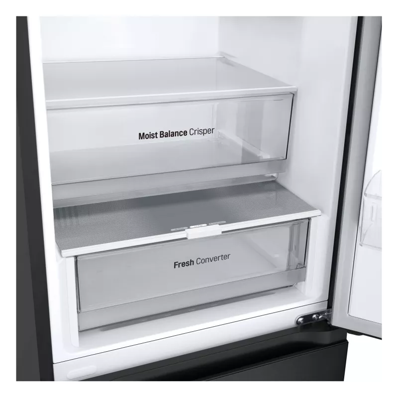 LG GBV3100EEP Laisvai pastatomas šaldytuvas 344 L Juodas