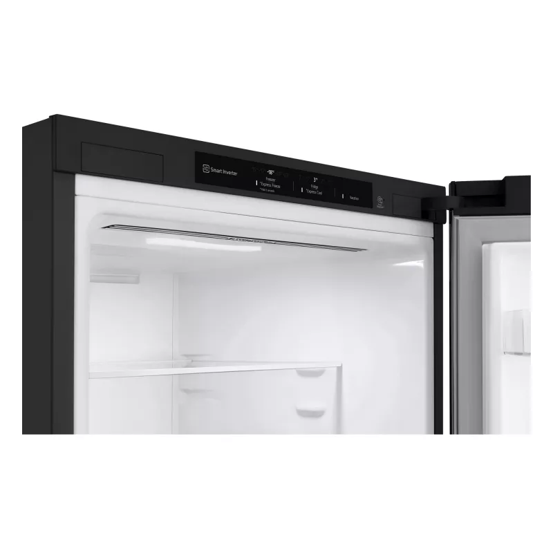 LG GBV3100EEP Laisvai pastatomas šaldytuvas 344 L Juodas