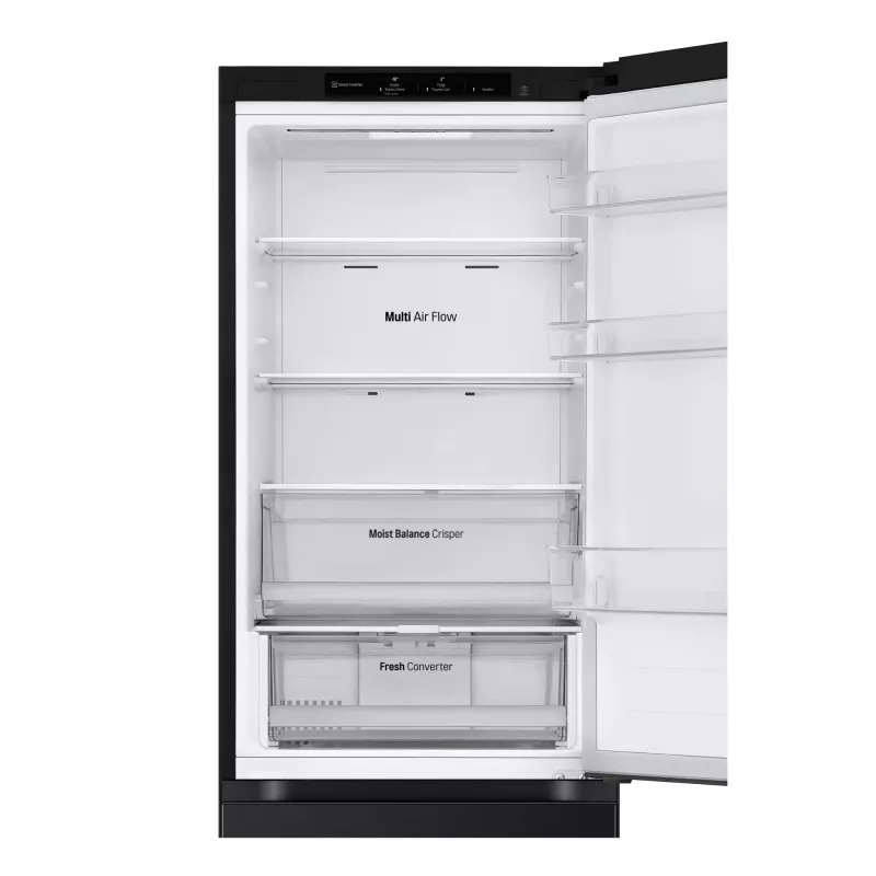 LG GBV3100EEP Laisvai pastatomas šaldytuvas 344 L Juodas