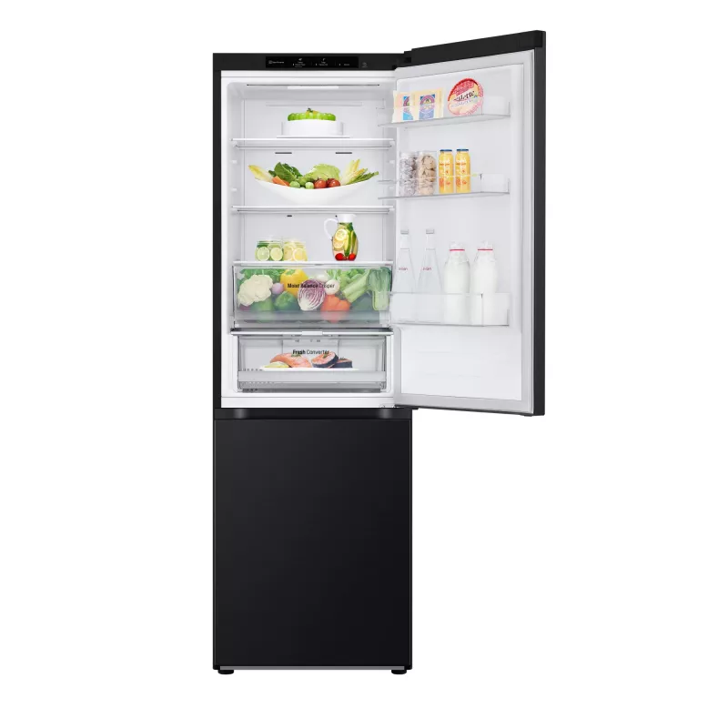 LG GBV3100EEP Laisvai pastatomas šaldytuvas 344 L Juodas