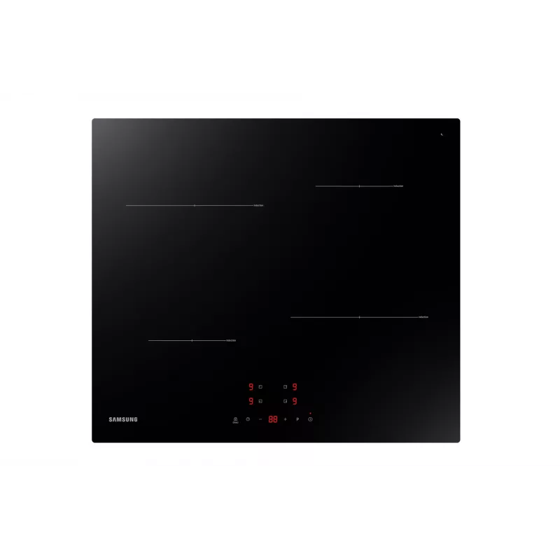 Samsung NZ64T3706A1 Juoda įmontuojama 60 cm zoninė indukcinė kaitlentė 4 zonos