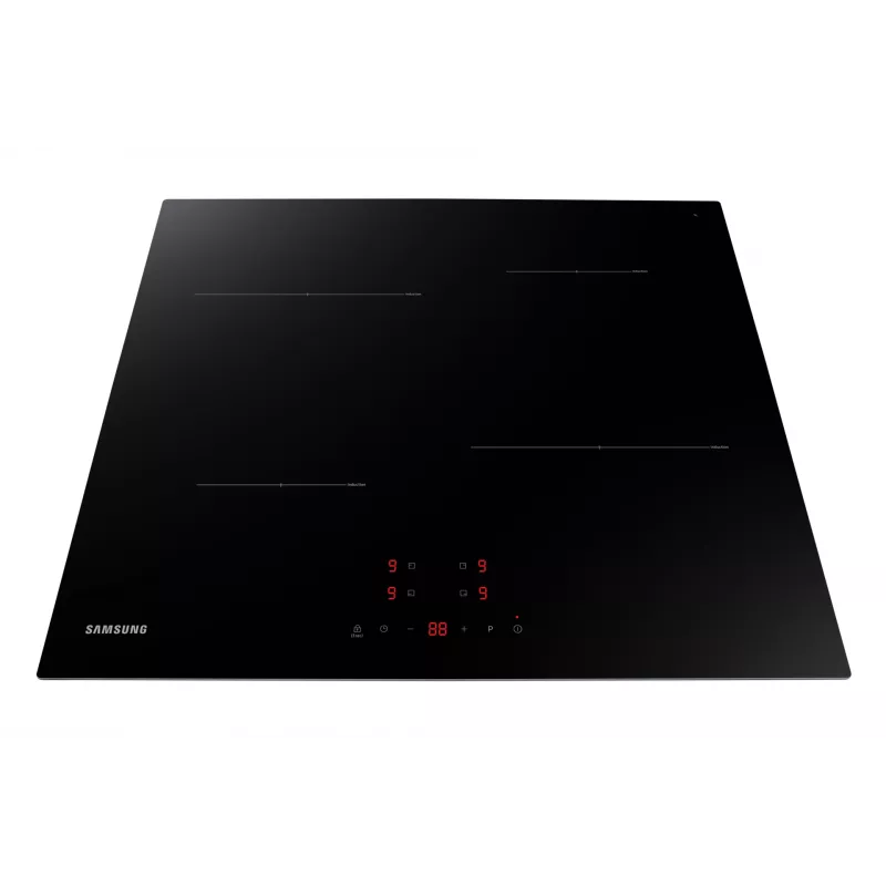 Samsung NZ64T3706A1 Juoda įmontuojama 60 cm zoninė indukcinė kaitlentė 4 zonos