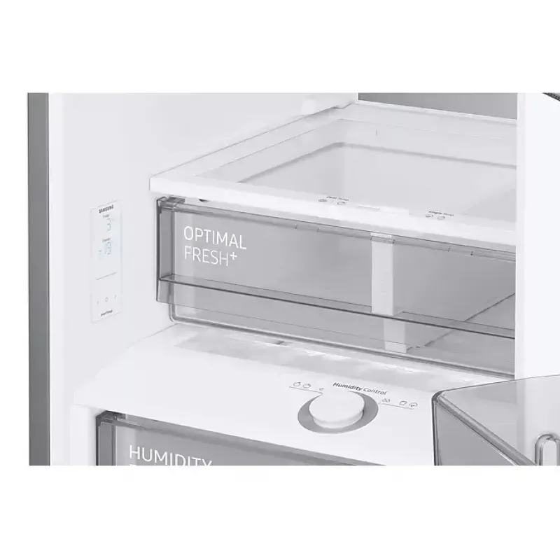 Šaldytuvas-šaldiklis Samsung RB38C7B5D39/EF laisvai pastatomas 390 L smėlio spalvos