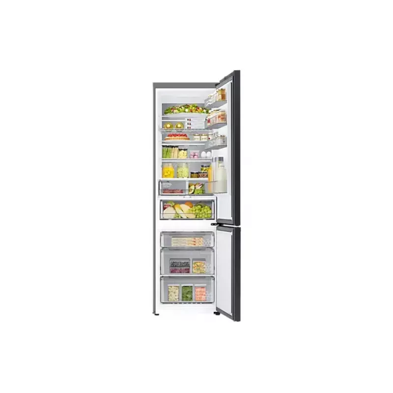Šaldytuvas-šaldiklis Samsung RB38C7B5D39/EF laisvai pastatomas 390 L smėlio spalvos