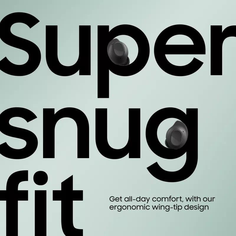 Samsung GALAXY BUDS FE GRAPHITE Ausinės Tikras belaidis stereofoninis (TWS) Į ausis Skambučiai/Muzika/Sportas/Kasdien Bluetooth
