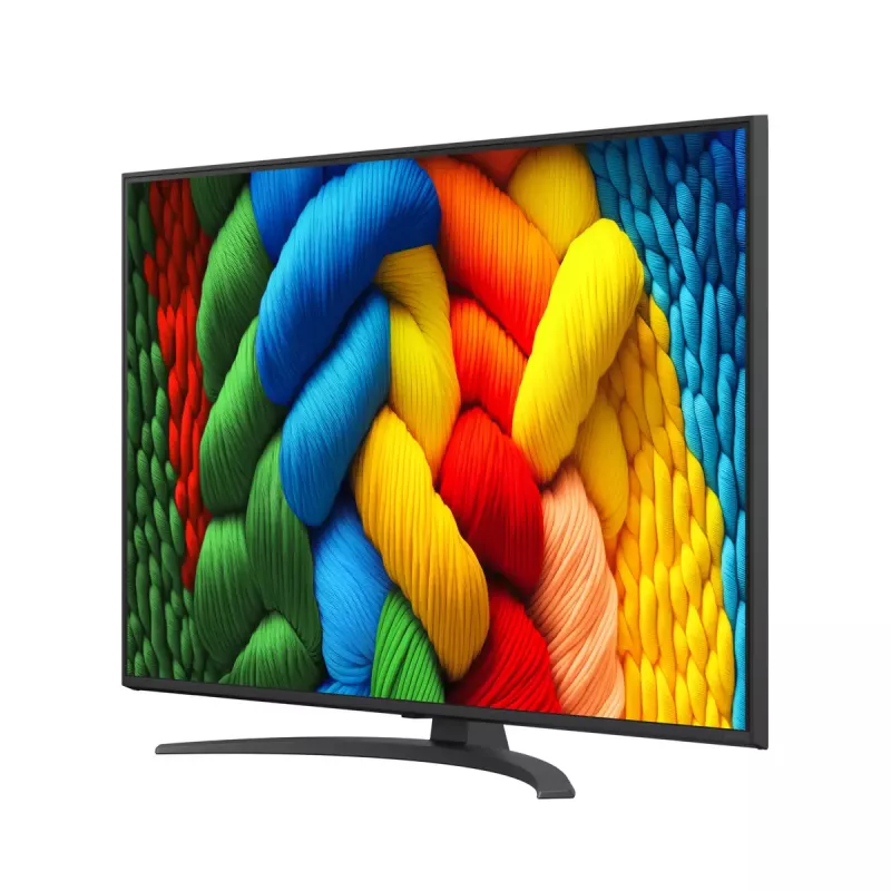 LG NanoCell AI 50NANO81A6A 127 cm (50 colių) 4K Ultra HD išmanusis televizorius Wi-Fi juodas