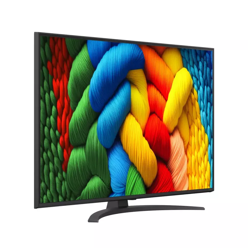 LG NanoCell AI 50NANO81A6A 127 cm (50 colių) 4K Ultra HD išmanusis televizorius Wi-Fi juodas