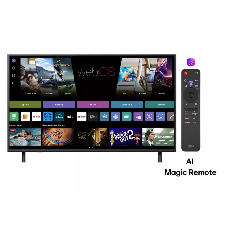 LG QNED 50QNED82A3B televizorius 127 cm (50 colių) 4K Ultra HD Smart TV Wi-Fi juodas