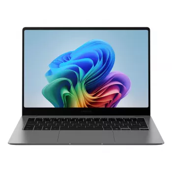 Samsung NP940XHAA-EXP nešiojamas kompiuteris su Intel Core Ultra 7 256V, 35,6 cm (14 colių) jutikliniu ekranu, 16 GB LPDDR5x-SDRAM, 512 GB SSD, Wi-Fi 7, Windows 11 Home, pilka spalva