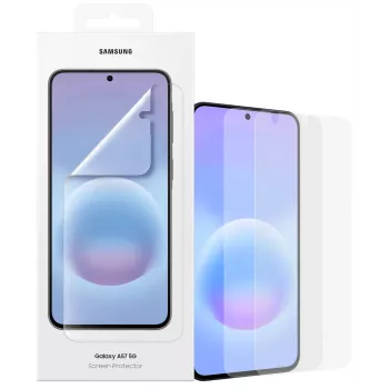 Samsung EF-UA576CTEGWW skaidri apsauginė plėvelė ekranui ir nugarėlei, 2 vnt.