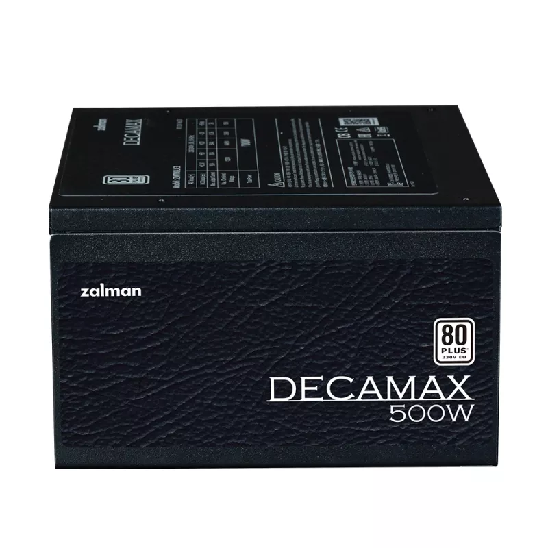 Zalman Decamax 500W ATX maitinimo blokas, juodas