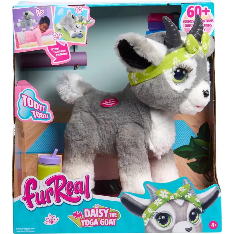FurReal Daisy the Yoga Goat interaktyvi jogos ožka, berniukams/mergaitėms, nuo 4 metų, su garsu