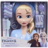 Just Play Disney Frozen 2 makiažo ir stiliaus lėlės galva, moteriška, nuo 3 metų, 120 mm, įvairiaspalvė